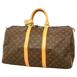 Louis Vuitton Boston Monogram Keepall 45 Marron