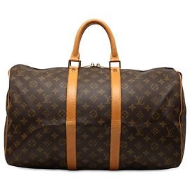 Louis Vuitton Brown Monogram Keepall 45 Brown
