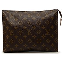 Necessaire Louis Vuitton Brown Monogram 26 Marrom