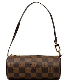 Louis Vuitton Brown Damier Ebene Papillon Pochette Marrom