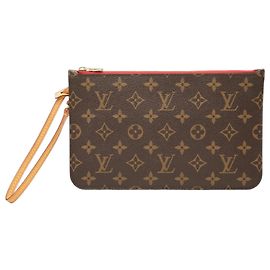 Bolsa Louis Vuitton Brown Monogram Neverfull MM Marrom