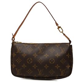 Louis Vuitton Brown Monogram Pochette Accessoires Braun