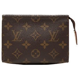 Necessaire Louis Vuitton Brown Monogram 15 Castaño