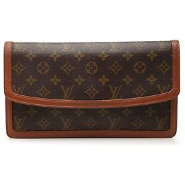Louis Vuitton Brown Monogram Pochette Dame GM Marron