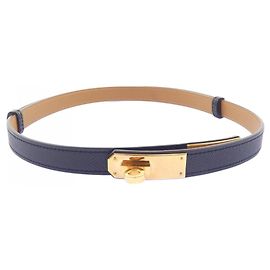 Hermès Cinturón Hermes Kelly 18mm Negro