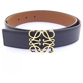 Loewe Standard Black Gürtel Schwarz