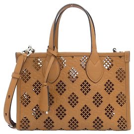 Gucci GG Leather Handbag Brown