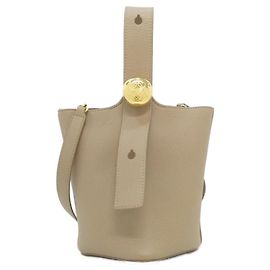 Loewe Pebble Bucket Mini Handbag Sand