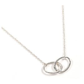 Colar Double Loop Elsa Peretti Tiffany & Co. Prata