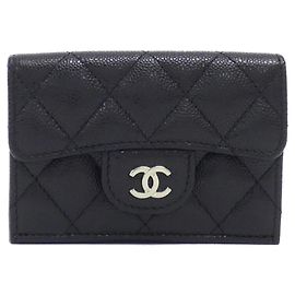 Chanel Timeless Classic Line AP0230 Wallet Black