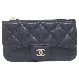 Chanel Timeless Classic Line Card Case Black