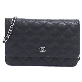 Cadena de cartera Chanel Timeless Classic Line AP0250 Negro