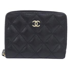 Chanel Timeless Classic Line AP4652 Bi-Fold Wallet Black