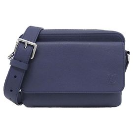 Sac à bandoulière Louis Vuitton LV Aerogram Boarding Messenger Bleu Marine