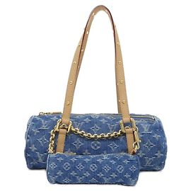 Louis Vuitton LV Remix Monogram Denim Handbag Monogram