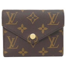Louis Vuitton Monogram Portefeuille Victorine Wallet Marrone Rosa