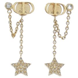 Orecchini a lobo Christian Dior Petite CD E1282PMTCY Gold D'oro
