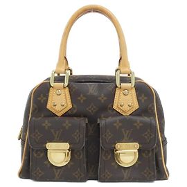 Bolsa Louis Vuitton Monogram Manhattan PM Marrom
