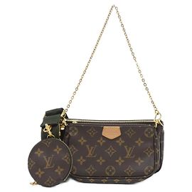 Louis Vuitton Monogram Multi Pochette Accessoires M44813 Shoulder Bag Castaño Caqui