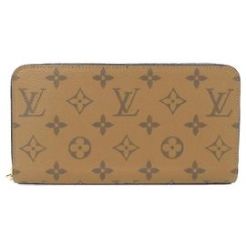 Louis Vuitton Monogram Reverse Zippy Wallet Brown