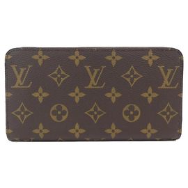 Louis Vuitton Monogram Zippy Wallet Brown