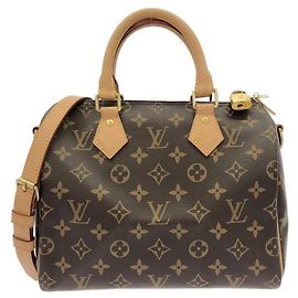 Bolsa Boston Louis Vuitton Monogram Speedy Bandoulière Marrom