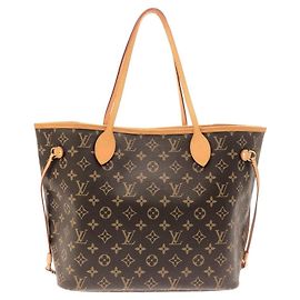 Bolsa Louis Vuitton Monogram Neverfull MM Marrom