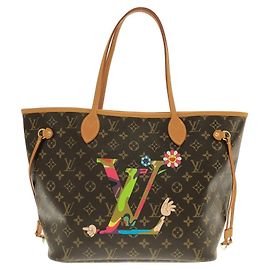 Bolsa Louis Vuitton Monogram Neverfull MM Marrom