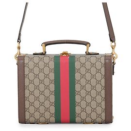 Sac à main Gucci Ophidia GG Supreme Savoy Marron Vert