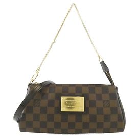 Bolsa de Ombro Louis Vuitton Damier Eva Damier ebene