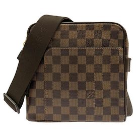 Bolso de hombro Louis Vuitton Damier Olaf PM Damier ebene