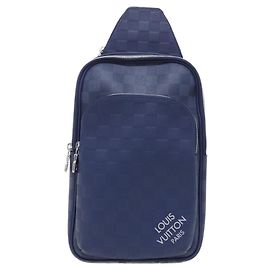 Louis Vuitton Damier Squared Avenue Sling Bag Blue