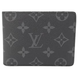 Cartera Bill Monogram Eclipse Louis Vuitton Negro