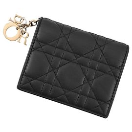 Christian Dior Bi-fold Wallet Black