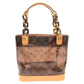 Borsa Louis Vuitton Cabas Ambre PM Marrone