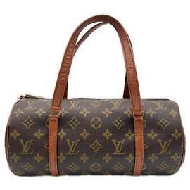 Bolsa Louis Vuitton Monogram Papillon 30 Marrom Bege