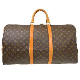 Louis Vuitton Keepall Monogram Canvas 55 Marrom