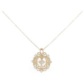 Autre Marque Collar de Diamantes Au750 Rosa