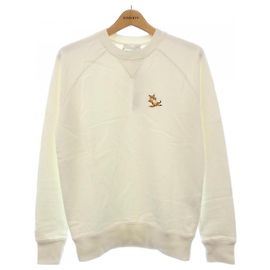Autre Marque Maison Kitsune Sweatshirt Sweatshirt Blanc