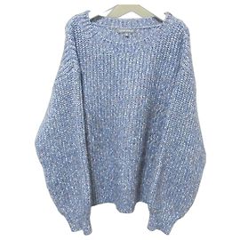 Autre Marque Pullover de malha Lurex Laura Ashley Azul