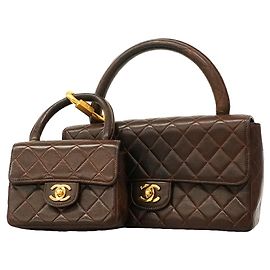 Bolsa Chanel Matelassé Marrom