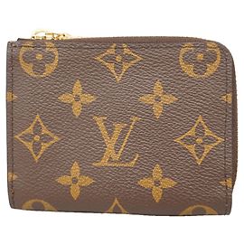 Louis Vuitton Monogram Portefeuille Noir Compact Wallet Brown