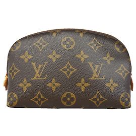 Louis Vuitton Monogram Pochette Tic PM Tasche/Etui Braun