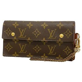 Louis Vuitton Monogram Portefeuille Accordion Long Wallet Brown