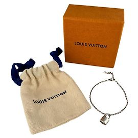 Pulseira de Berloques Prateada Louis Vuitton Prata
