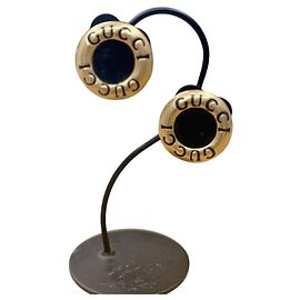 Orecchini a clip Gucci placcati oro D'oro
