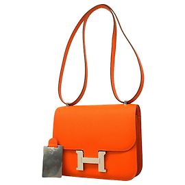 Hermès Borsa a tracolla Hermes Constance Mini Rosso
