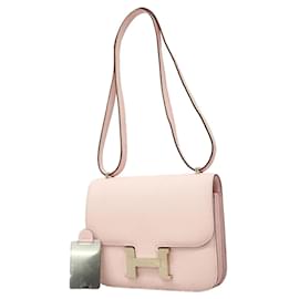 Hermès Hermes Constance Mini Chevre Mysore Schultertasche Pink