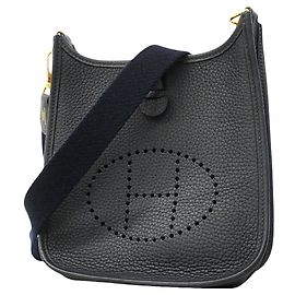 Hermès Sac à épaule Hermes Evelyne TPM Bleu