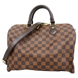 Borsa Louis Vuitton Damier Speedy Bandoulière 30 Damier ebene
